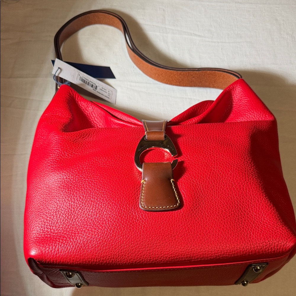 Dooney & Bourke Red Leather Shoulder Bag